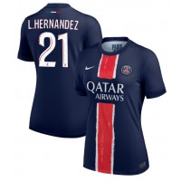 Paris Saint-Germain Lucas Hernandez #21 Hjemmedrakt Dame 2024-25 Kortermet